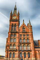 Obraz premium St Pancras railway station, iconic building in London, England, UK