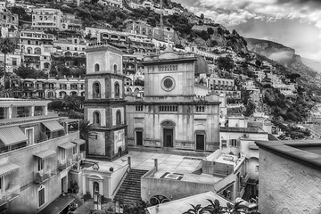 Church of Santa Maria Assunta, iconic landmark in Positano, Italy