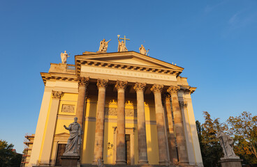 Fototapeta premium Eger city in Hungary , architecture and buildings