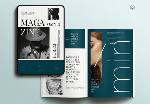 Minimal Magazine Layout