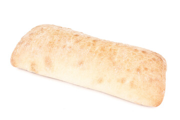 Ciabatta isolated on a white background