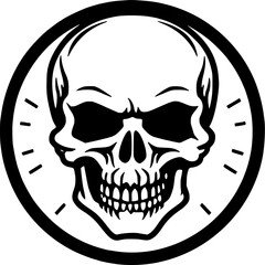 Fototapeta premium Skull - High Quality Vector Logo - Vector illustration ideal for T-shirt graphic
