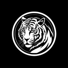 Tiger - High Quality Vector Logo - Vector illustration ideal for T-shirt graphic