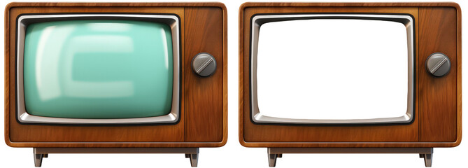 Old retro television transparent background PNG clipart