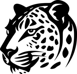 Leopard | Minimalist and Simple Silhouette - Vector illustration