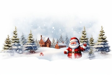 illustration of christmas png white background isolated,Generative ai