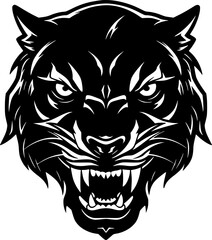 Fototapeta premium Panther - Minimalist and Flat Logo - Vector illustration