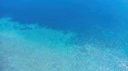 Bird's-eye view of the sea
