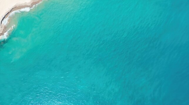 Bird's-eye view of the sea