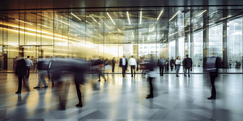 A Glimpse of Vibrant Energy in a Dynamic Lobby Setting