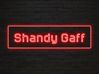 Shandy Gaff のネオン文字