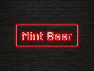 Mint Beer のネオン文字