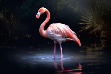 pink flamingo animal colors beautiful