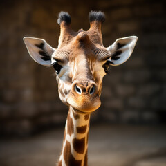 Obraz premium giraffe in zoo