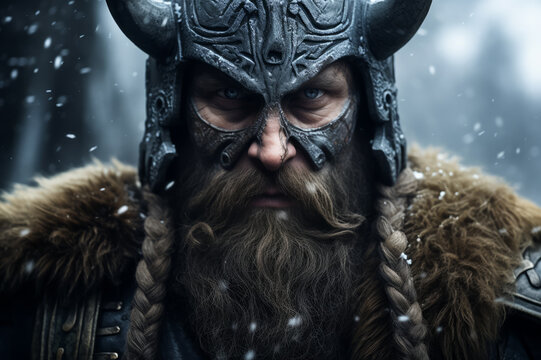 Norse mythological god Ullr. Norse mythology.
