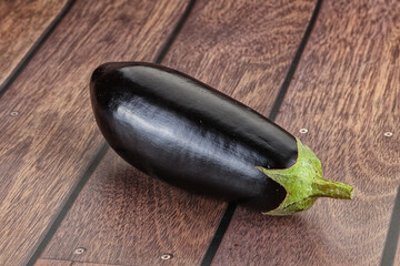 Raw ripe eggplant for cooking