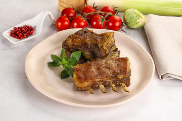 Roasted Lamb ribs with spices