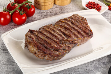 Rib eye steak grilled beef