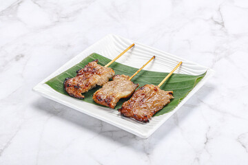 Thai cuisine - grilled pork skewer
