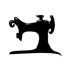 old swing machine vector