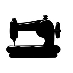 sewing machine isolated on white
