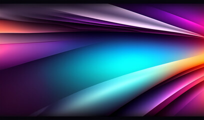 rainbow wavy abstract background banner