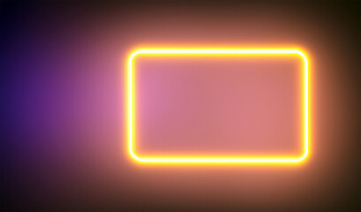 dark pink background with glowing frame