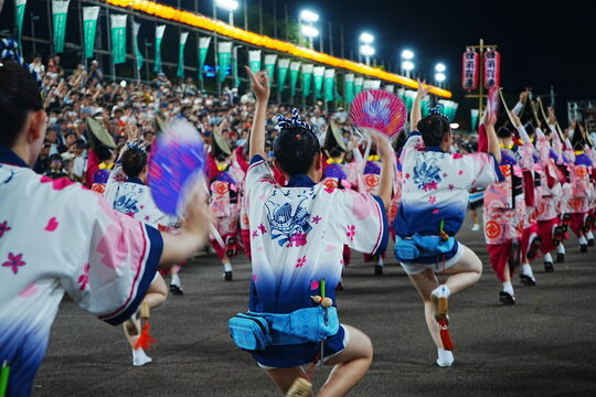 Awaodori Dance Festival in Tokushima, Japan - 日本 徳島 阿波踊り