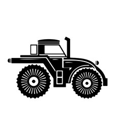 tractor isolated on white background