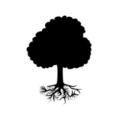 tree silhouette vector