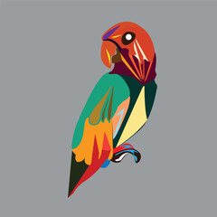 logo bird beautiful