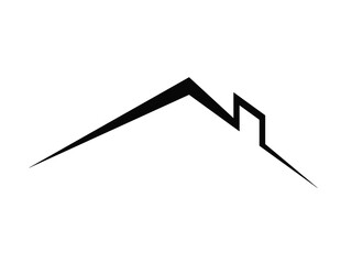 Roof logo house icon simple design. Vector.vector house roof logo