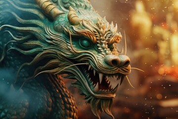 Lunar year 2024 is year Of Dragon, symbol of growth, success, prosperity, happiness and abundance in Chinese horoscope