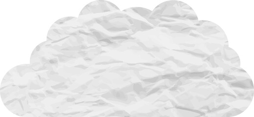 cloud paper art