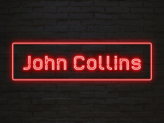 John Collins のネオン文字