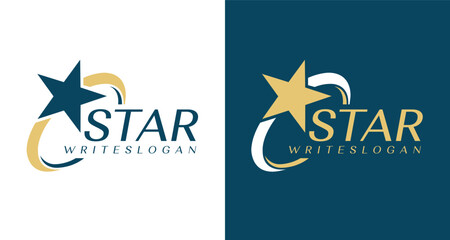 Fototapeta na wymiar Star logo images illustration design. Business Logo.