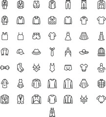 Clothing Vector Flat Icons Pack