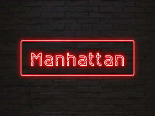 Manhattan のネオン文字