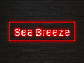 Sea Breeze のネオン文字