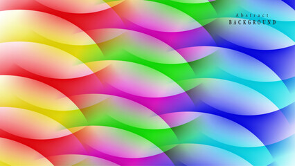 Abstract background with colorful lines. Concept of cover with dynamic effect. Modern screen.
