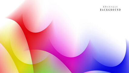 Abstract background with colorful lines. Concept of cover with dynamic effect. Modern screen.