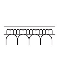 bridge icon, vector best line icon.