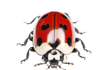 Rare White Ladybug Discovery Transparent PNG