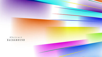 Abstract colorful lines background. Geometric stripe line art design. Modern shiny color gradient lines. Futuristic technology concept.