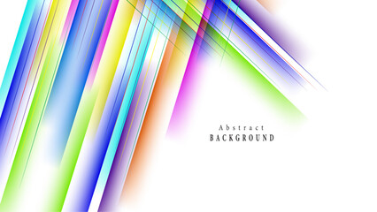 Abstract colorful lines background. Geometric stripe line art design. Modern shiny color gradient lines. Futuristic technology concept.