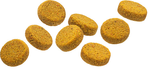 Vegetarian burgers, healthy vegetable cutlets isolated on white background