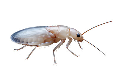 Unusual White Roach Insect Transparent PNG