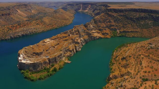 Aerial, Rumkale Viewpoint, Turkey