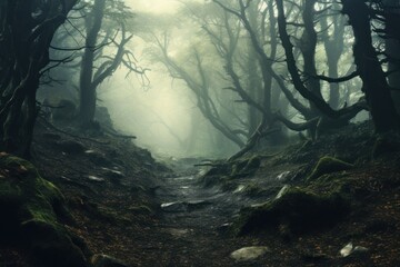 Mystical Misty Forest.