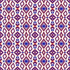 Ikat seamless pattern background, design for the creation texture,fabric,clothing,wrapping,decoration,scarf,sarong. Motif ethnic handmade beautiful Ikat design